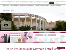 Tablet Screenshot of entrealamos.com